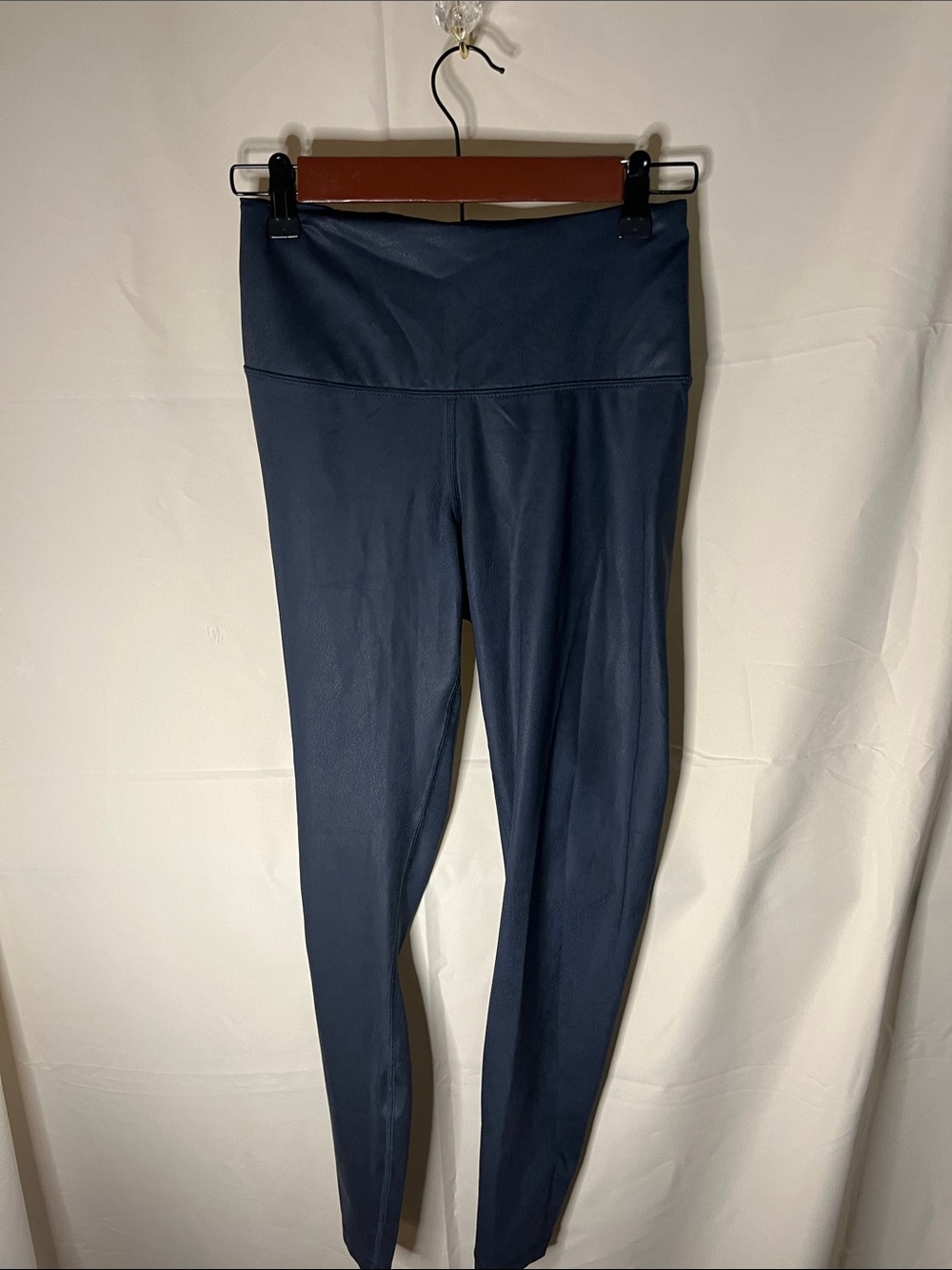 90 Degree By Reflex Navy High-Waist Workout Leggings